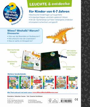 Ravensburger Buch Wieso? Weshalb? Warum? Leuchte & entdecke Dinosaurier 60045