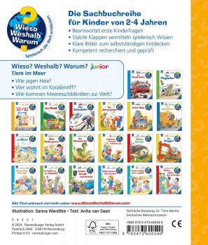 Ravensburger Buch Wieso? Weshalb? Warum? Junior Band 57 Tiere im Meer 60054