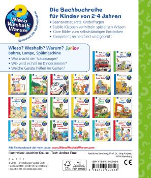 Ravensburger Buch Wieso? Weshalb? Warum? Junior Band 76 Bohrer, Lampe, Spülmaschine 60065