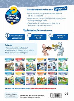 Ravensburger Buch Wieso? Weshalb? Warum? Erstleser Band 14 Roboter 60067