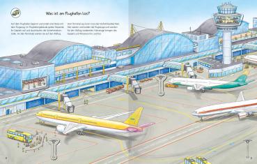 Ravensburger Buch Wieso? Weshalb? Warum? Malbuch Stickerheft Flugzeuge 60069