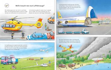 Ravensburger Buch Wieso? Weshalb? Warum? Malbuch Stickerheft Flugzeuge 60069