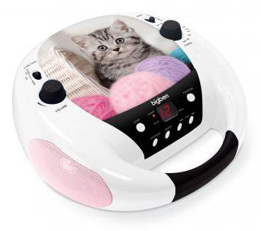 Bigben tragbarer CD Player CD52 Cats III Katzen mit FM Radio AUX-IN AU358735