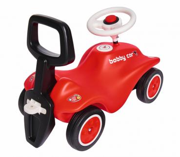 BIG Outdoor Spielzeug 2in1 Lauflernhilfe und Rückenlehne Bobby Car Walker schwarz 800056445