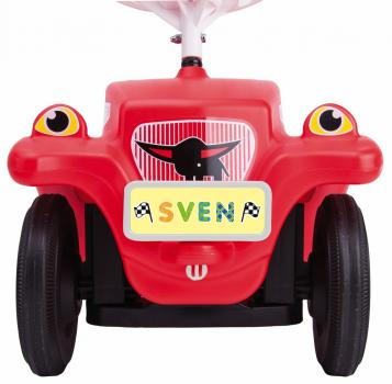 BIG Outdoor Spielzeug Nummernschild Bobby Car My-Own-Plate weiß 800056486