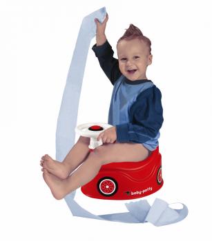 BIG Kleinkind Pflege Töpfchen mit Lenkrad Baby Potty rot 800056801