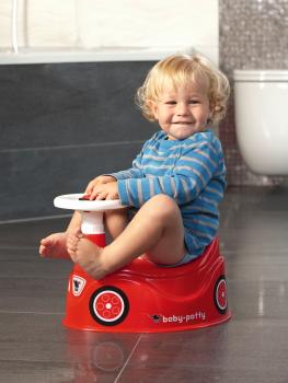 BIG Kleinkind Pflege Töpfchen mit Lenkrad Baby Potty rot 800056801