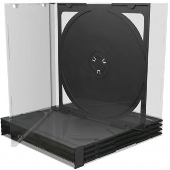 5 Mediarange CD Hüllen 2er Jewelcase 10,4 mm für je 2 BD / CD / DVD schwarz