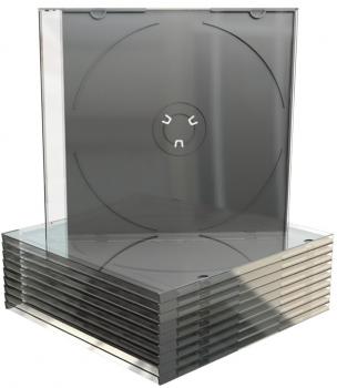 100 Mediarange CD Hüllen 1er Slimcase 5,2 mm für je 1 BD / CD / DVD schwarz