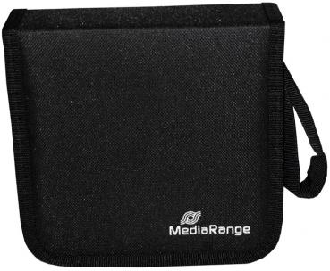 10 Mediarange Taschen Storage Wallet für 24 BD / CD / DVD in schwarz