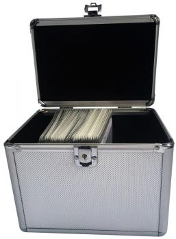 Mediarange Disc Archive Case DJ Koffer silber für 120 BD / CD / DVD