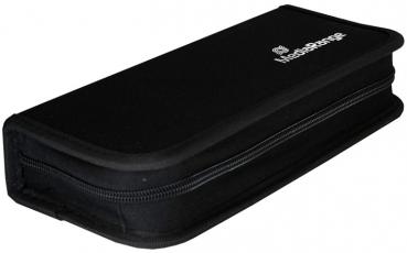 Mediarange Tasche für 10 USB Sticks und 5 SD Speicherkarten in schwarz