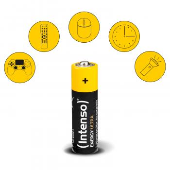 100 Intenso Energy Ultra AAA / Micro Alkaline Batterien im 10er Karton