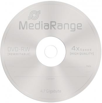 50 Mediarange Rohlinge DVD-RW 4,7GB 4x Spindel