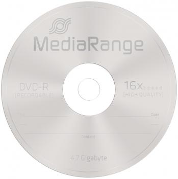 10 Mediarange Rohlinge DVD-R 4,7GB 16x Spindel