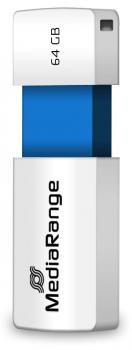 Mediarange USB Stick 64GB Speicherstick Color Edition blau