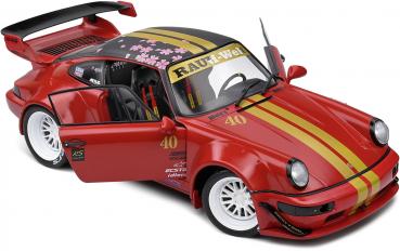 Solido Modellauto Maßstab 1:18 Porsche RWB Red Saduka 2021 S1807506