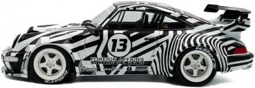 Solido Modellauto Maßstab 1:18 Porsche RWB Bodykit THE ZEBRA Camouflage 2022 S1807513