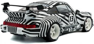 Solido Modellauto Maßstab 1:18 Porsche RWB Bodykit THE ZEBRA Camouflage 2022 S1807513