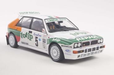 Solido Modellauto Maßstab 1:18 Lancia Delta HF Integrale #5 weiß 1993 Rallye Monte Carlo S1807806