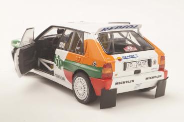 Solido Modellauto Maßstab 1:18 Lancia Delta HF Integrale #5 weiß 1993 Rallye Monte Carlo S1807806