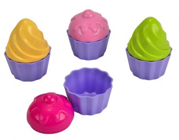 Simba Outdoor Spielzeug Sand & Strand Sandformen Cup Cake Set 107102508