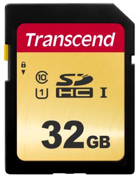 Transcend SDHC Karte 32GB Speicherkarte 500S UHS-I U1 Class 10