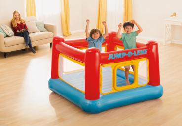 Intex Hüpfburg Playhouse Jump-O-Lene 3-6 Jahre bis 54 Kg 174cm x 174cm x 112cm 48260NP