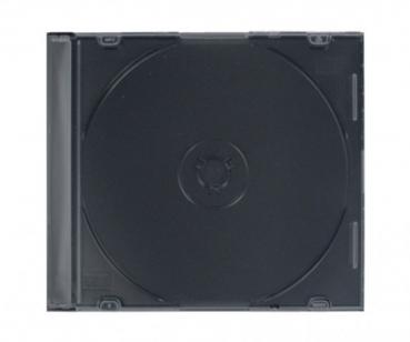 200 CD Hüllen 1er Slimcase 5,2 mm für je 1 BD / CD / DVD schwarz
