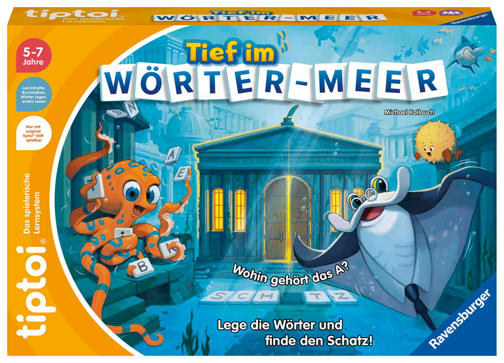 Express Wörter-Meer - Lernspiel 00103 Ravensburger tiptoi im Spielwaren Tief