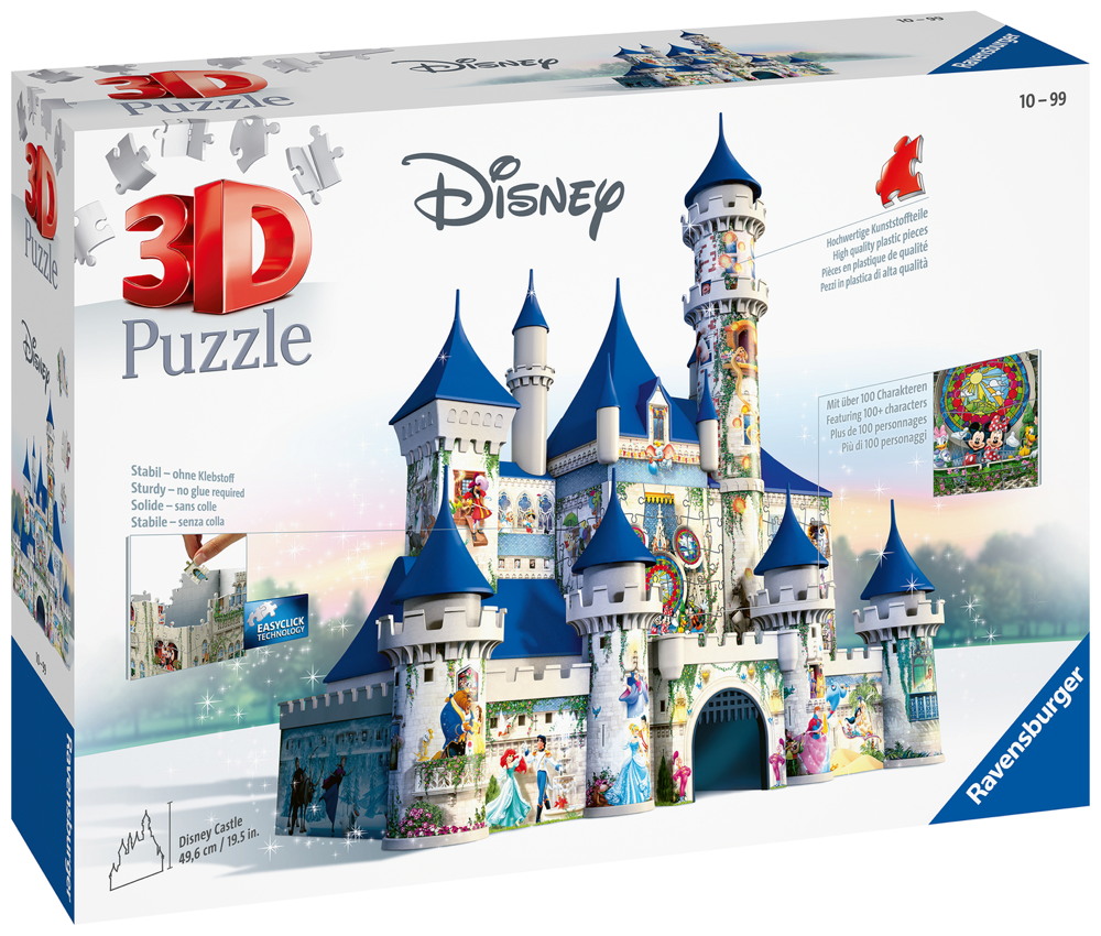 Spielwaren Express 216 Teile Ravensburger 3d Puzzle Bauwerk Disney Schloss 12587 12587