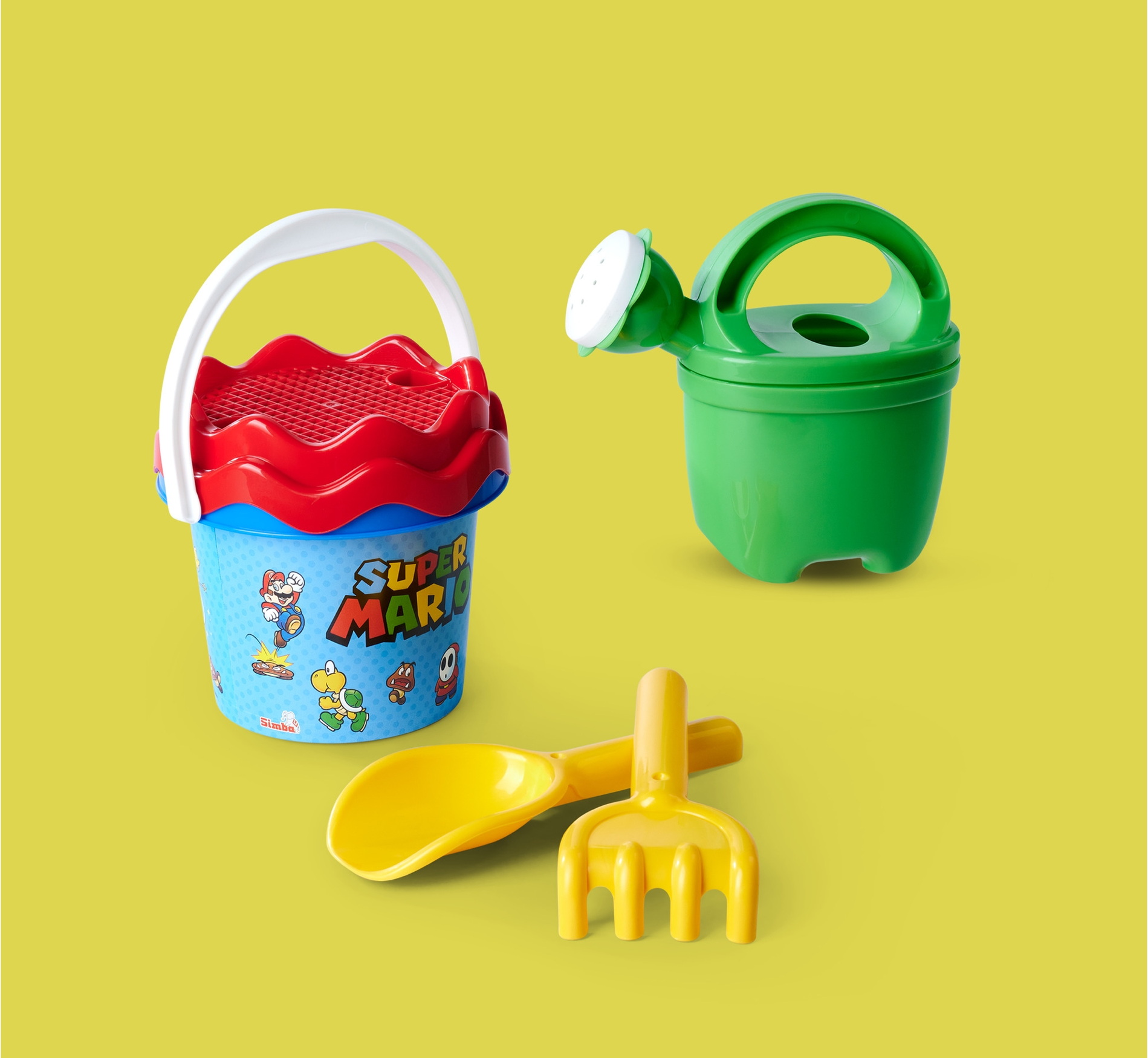 Spielwaren Express - Simba Outdoor Spielzeug Sand & Strand  Baby-Eimergarnitur Super Mario 109234593
