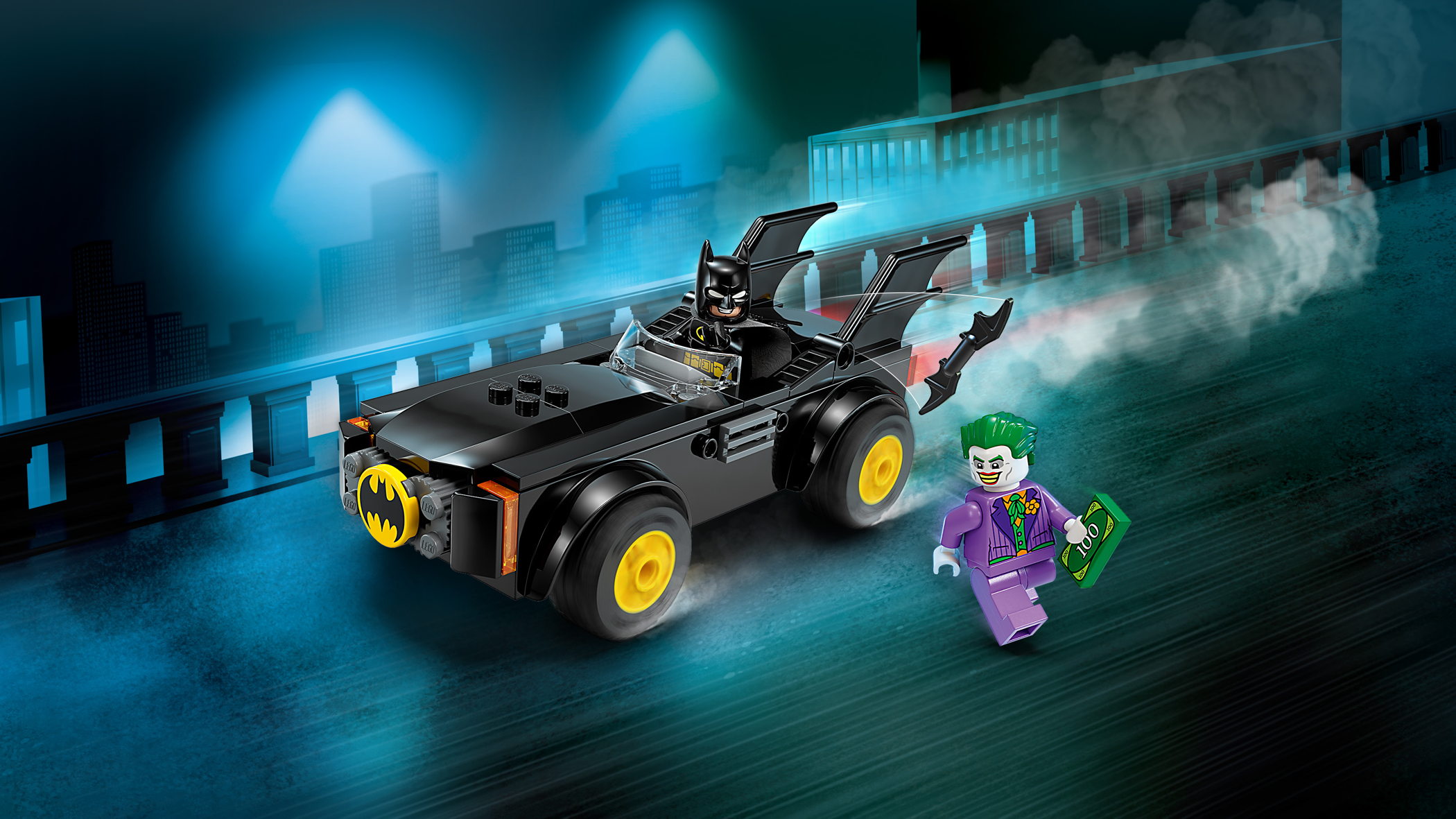 LEGO DC 76264 Verfolgungsjagd im Batmobile: Batman vs. Joker