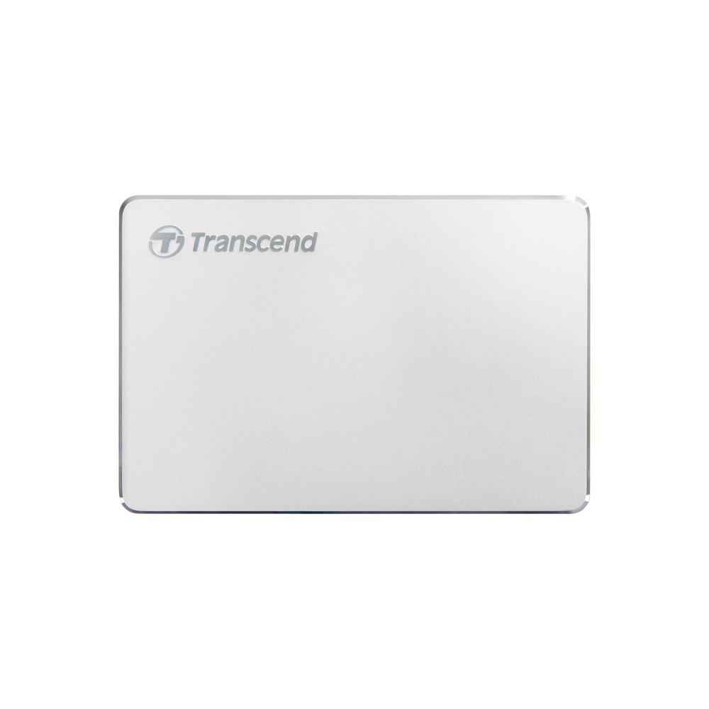 Transcend HDD externe Festplatte StoreJet 25C3 2,5 Zoll 1TB USB Typ C silber