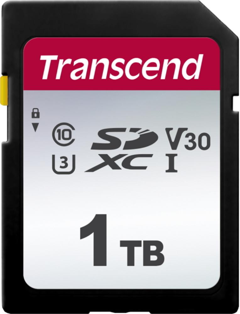 Transcend SDXC Karte 1TB Speicherkarte 300S UHS-I U3 4K V30 Class 10