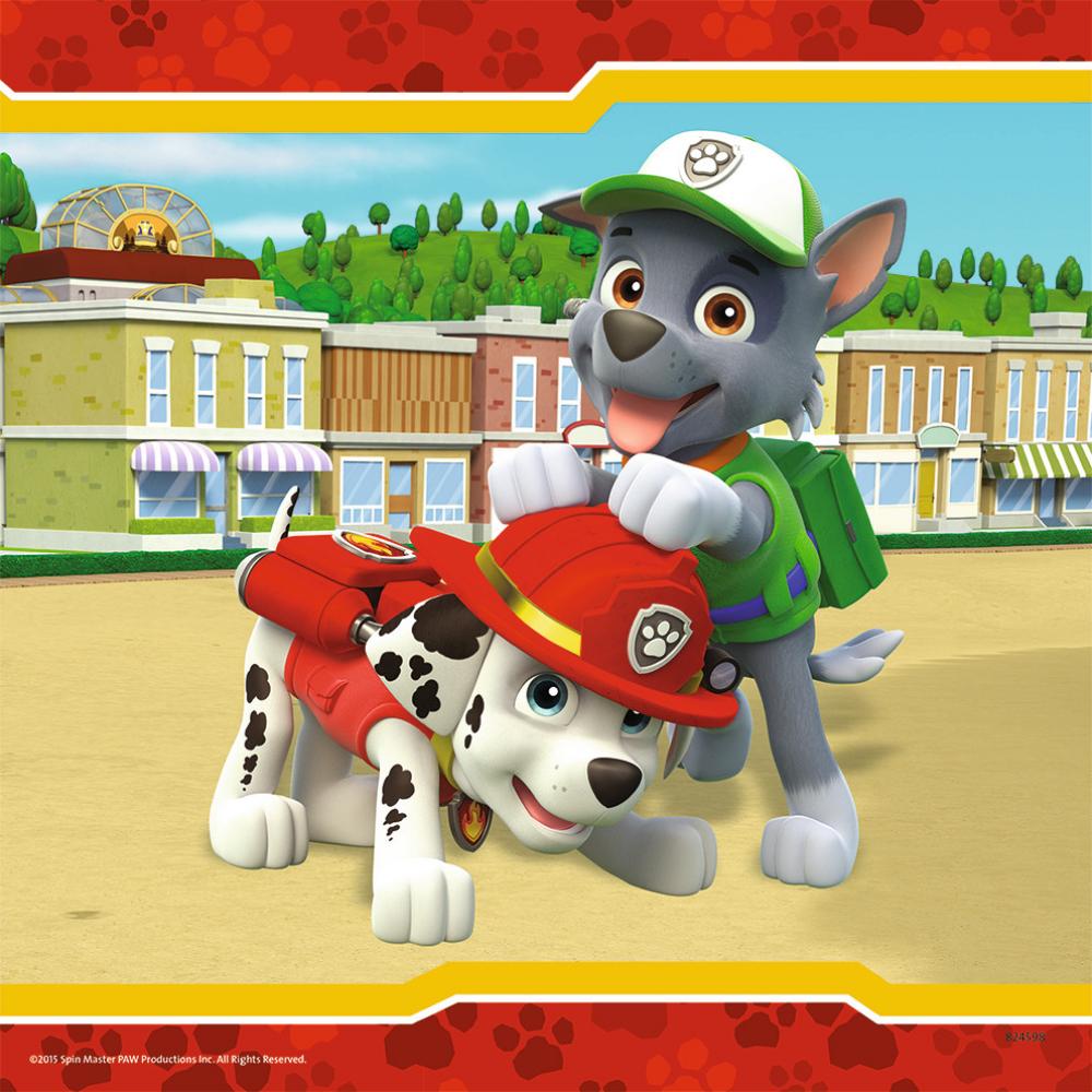 3 x 49 Teile Ravensburger Kinder Puzzle Paw Patrol Helden mit Fell 09369