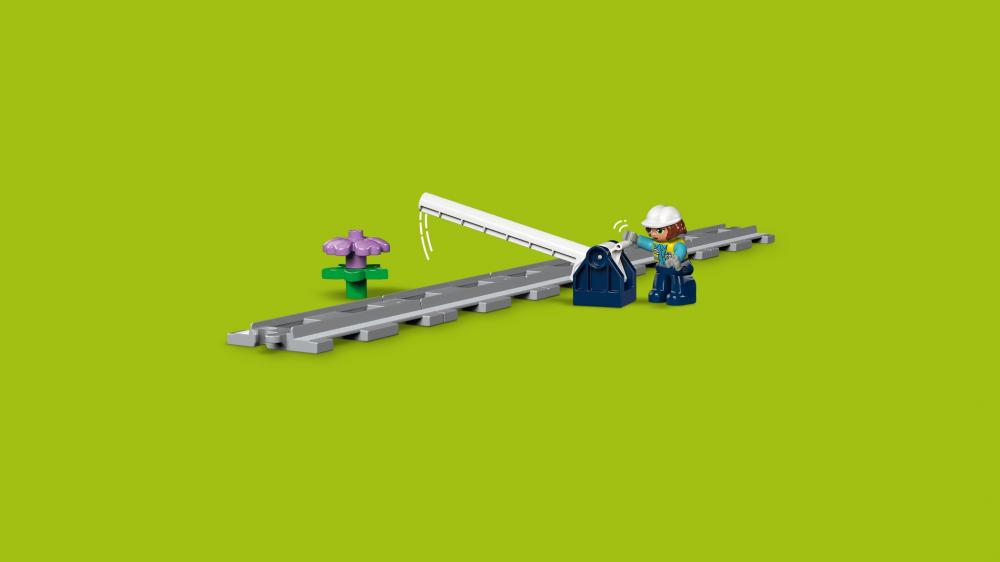 LEGO® DUPLO® Eisenbahnbrücke und Schienen - Erweiterungsset 42 Teile 10426