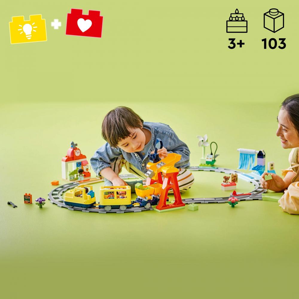 LEGO® DUPLO® Große interaktive Eisenbahn 103 Teile 10428