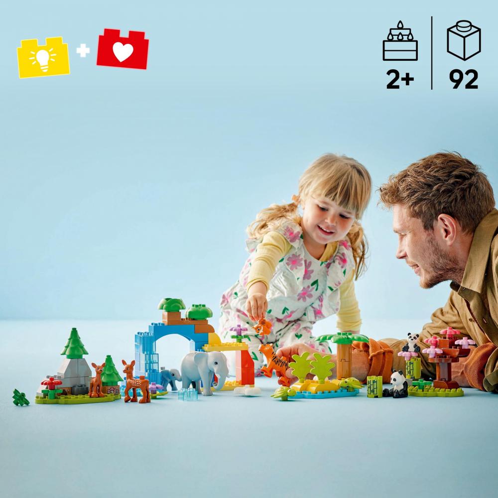 LEGO® DUPLO® Wildtier-Familien 3-in-1-Set 92 Teile 10446