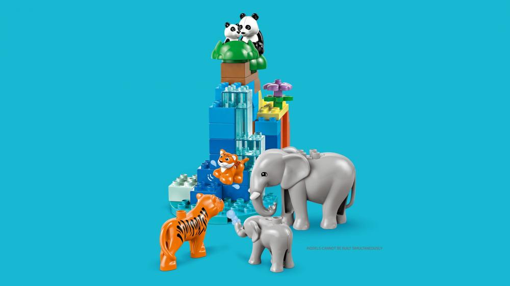 LEGO® DUPLO® Wildtier-Familien 3-in-1-Set 92 Teile 10446