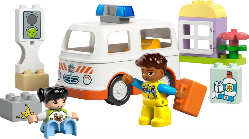 LEGO® DUPLO® Rettungswagen mit Fahrer 19 Teile 10447