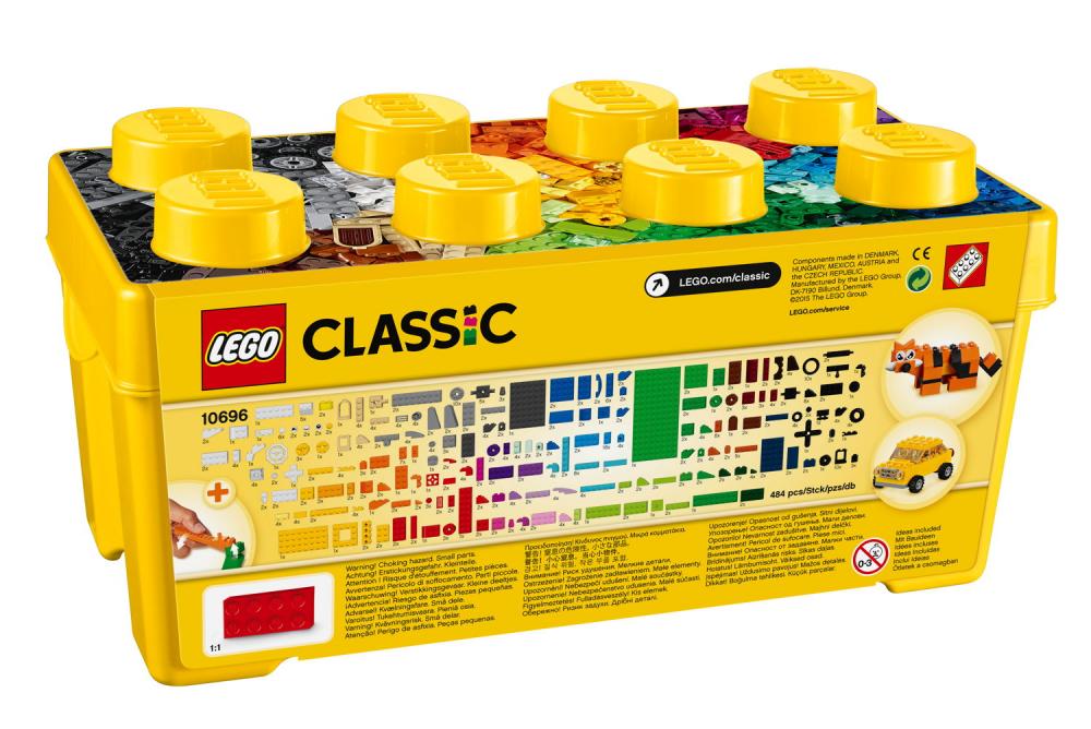 LEGO® Classic Mittelgroße Bausteine-Box 484 Teile 10696