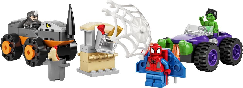 LEGO® Spidey und Seine Super-Freunde Hulks und Rhinos Truck-Duell 110 Teile 10782