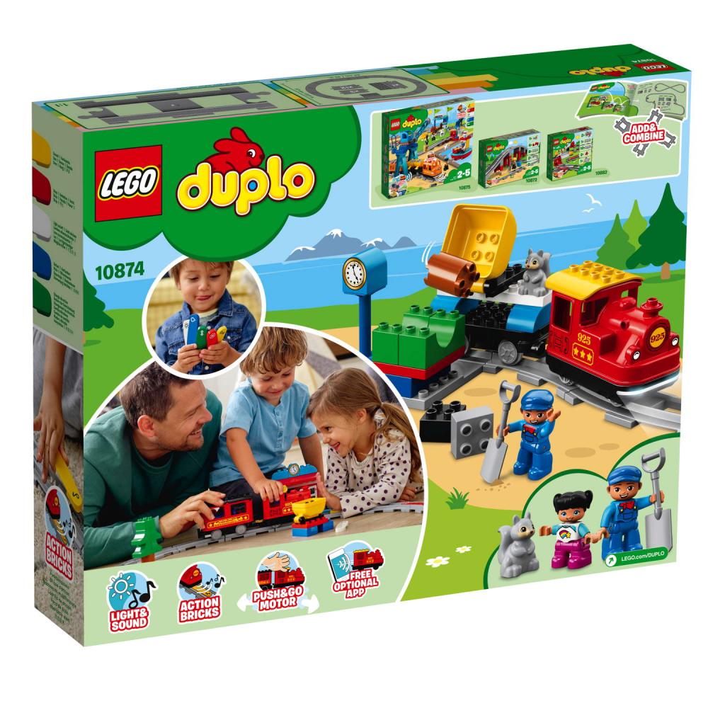 LEGO® DUPLO® Eisenbahn Dampfeisenbahn 59 Teile 10874