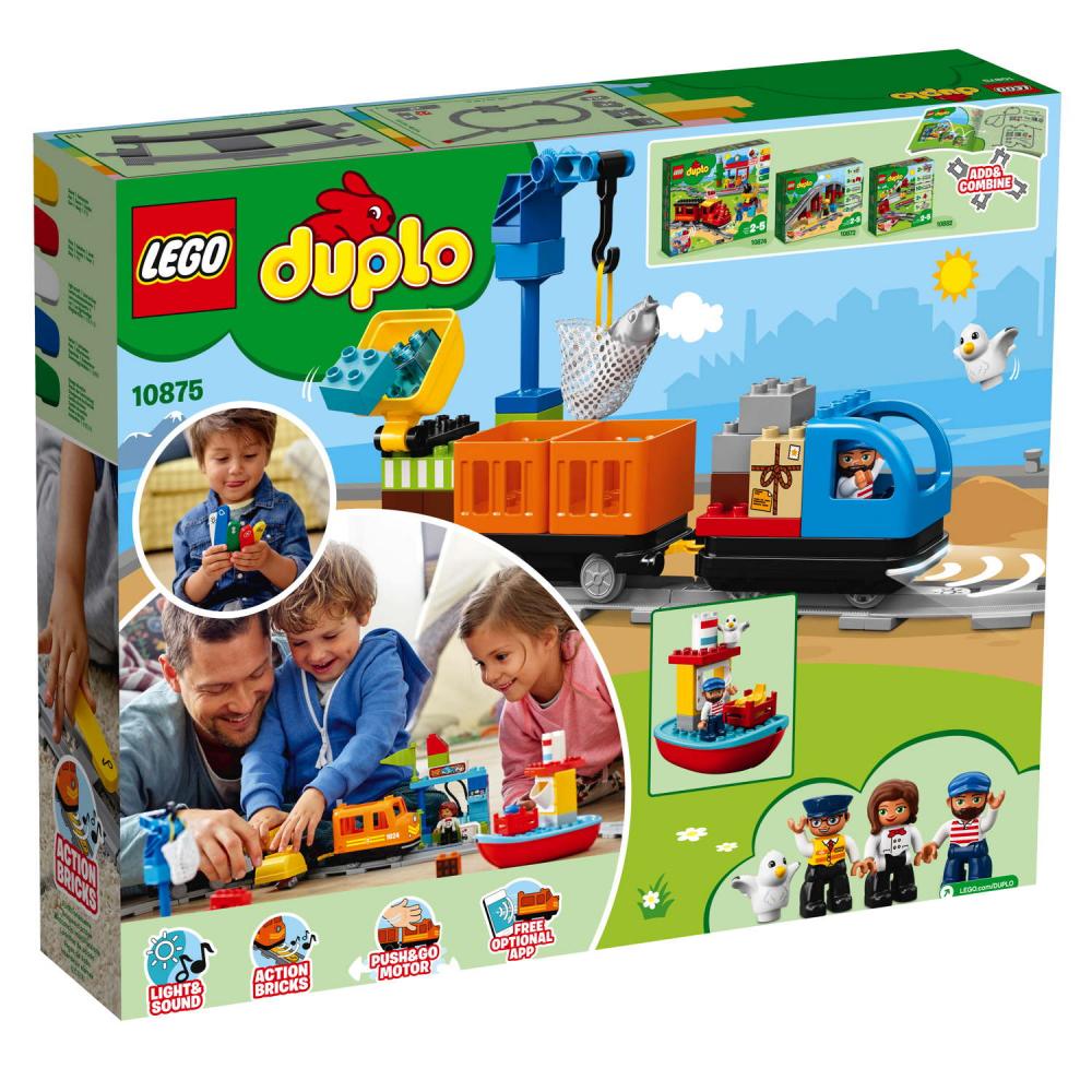 LEGO® DUPLO® Eisenbahn Güterzug 105 Teile 10875