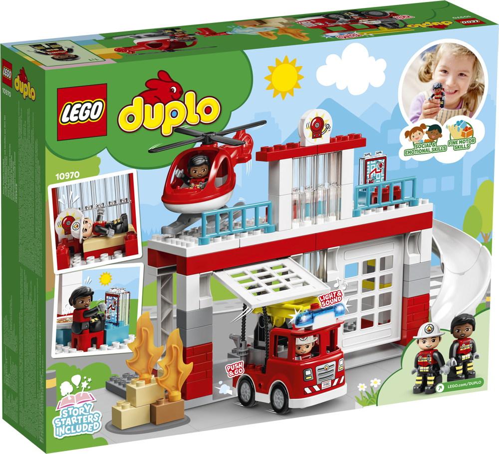 LEGO® DUPLO® Town Feuerwehrwache mit Hubschrauber 117 Teile 10970