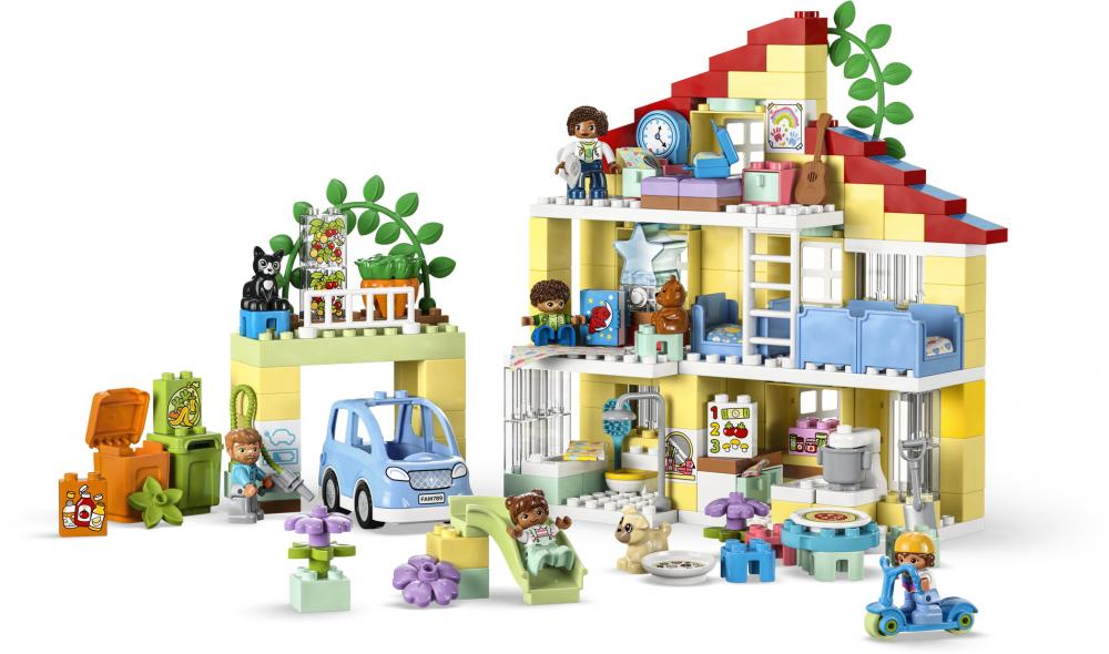 LEGO® DUPLO® Town 3-in-1-Familienhaus 218 Teile 10994