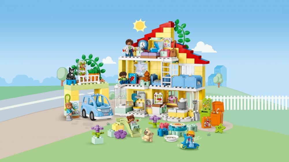 LEGO® DUPLO® Town 3-in-1-Familienhaus 218 Teile 10994