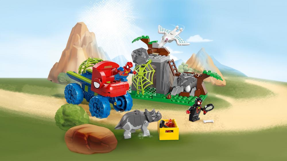 LEGO® Spidey und Seine Super-Freunde Spideys Team auf Rettungsmission im Dino-Truck 136 Teile 11199