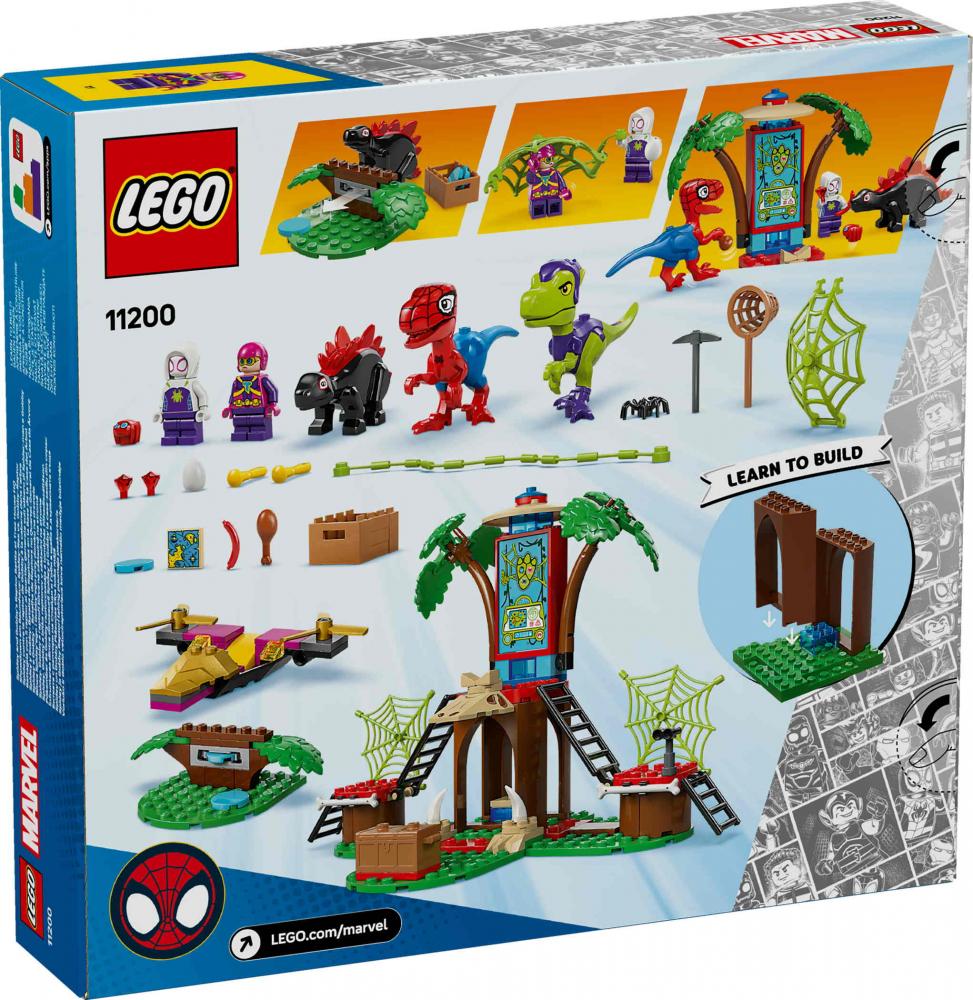 LEGO® Spidey Super-Freunde Showdown am Baumhaus: Spidey-Rex vs. Gobby-Raptor 143 Teile 11200